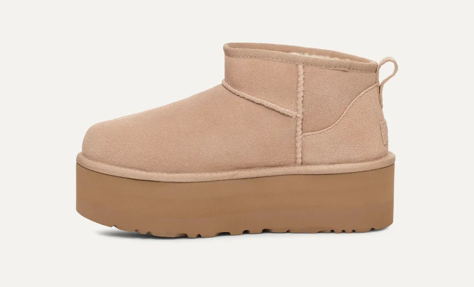 UGG - Plateau Classic Ultra Mini Boots Sand