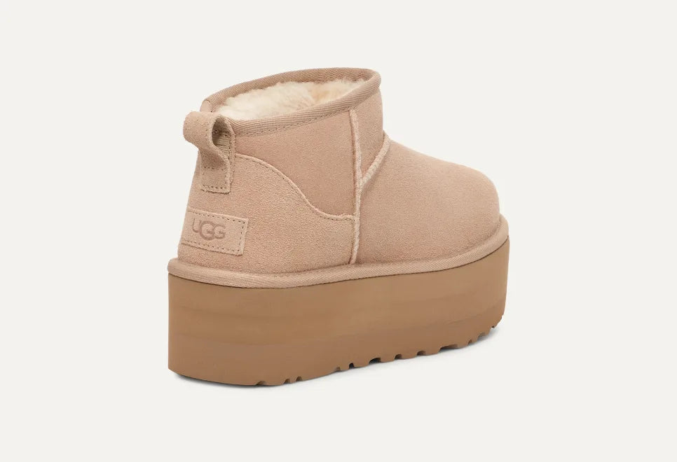 UGG - Plateau Classic Ultra Mini Boots Sand