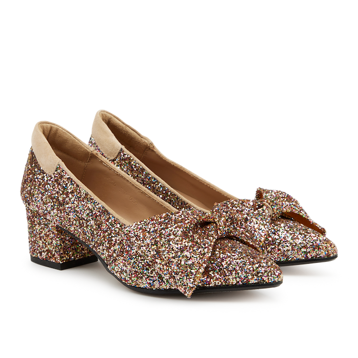 Angulus - Pump Sparkling Glitter Bow