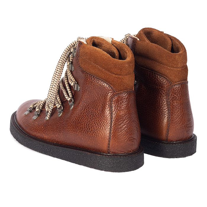 Angulus -  Boot with laces - Brown