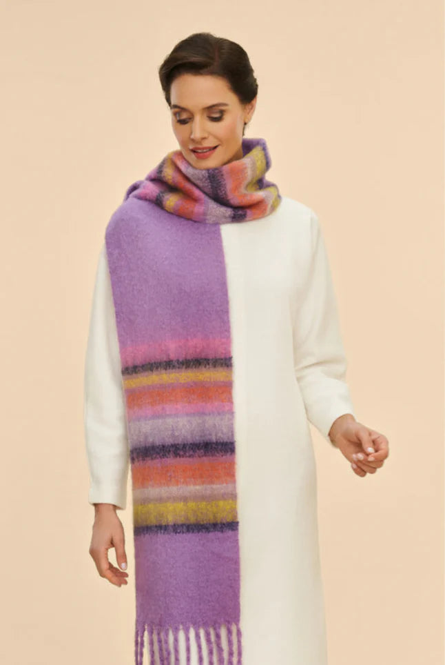 Powder Sammy Cosy Scarf Violet