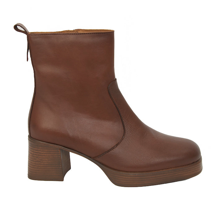 Stiefeletten Cuero Doris Ocre