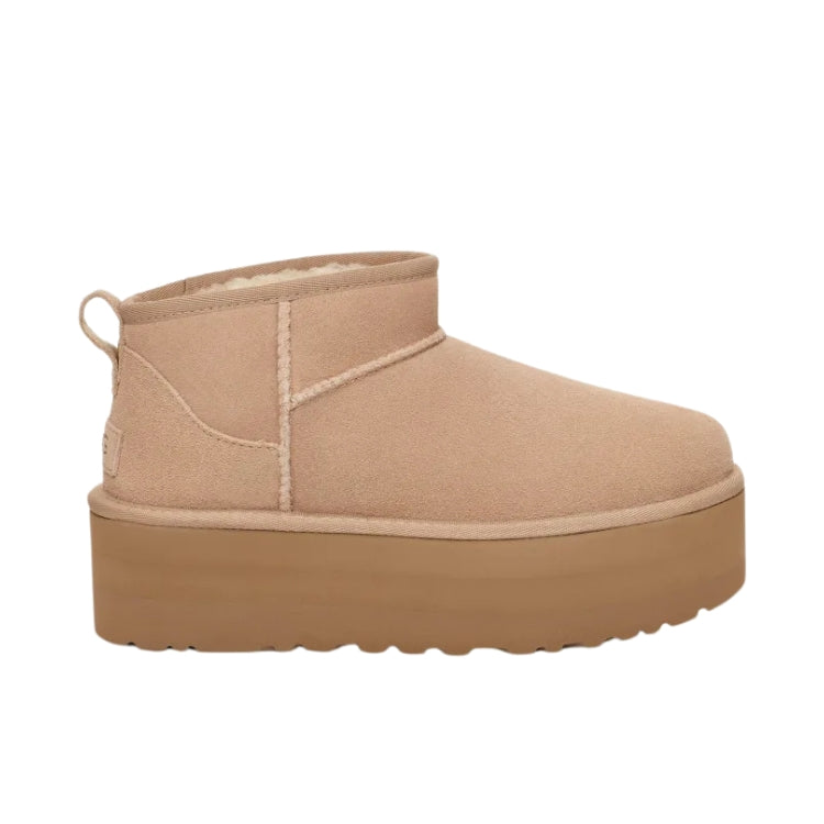 UGG - Plateau Classic Ultra Mini Boots Sand