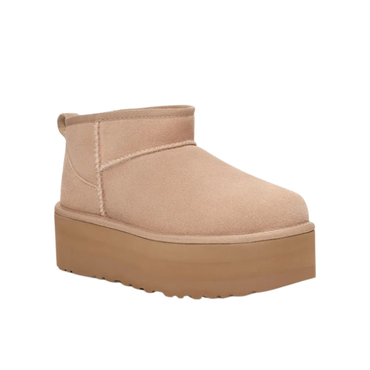 UGG - Plateau Classic Ultra Mini Boots Sand