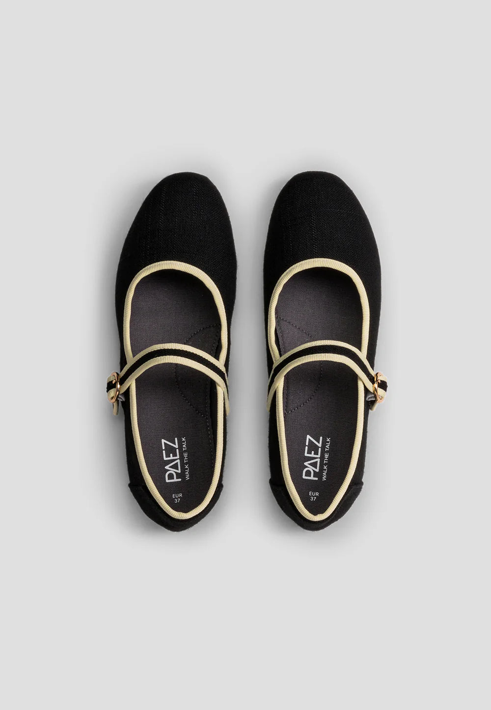 Paez - Mary Jane Linen Black